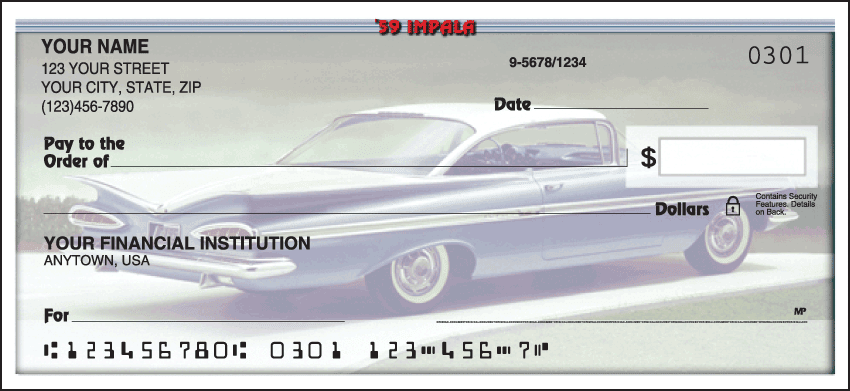 50s chevy checks - click to preview