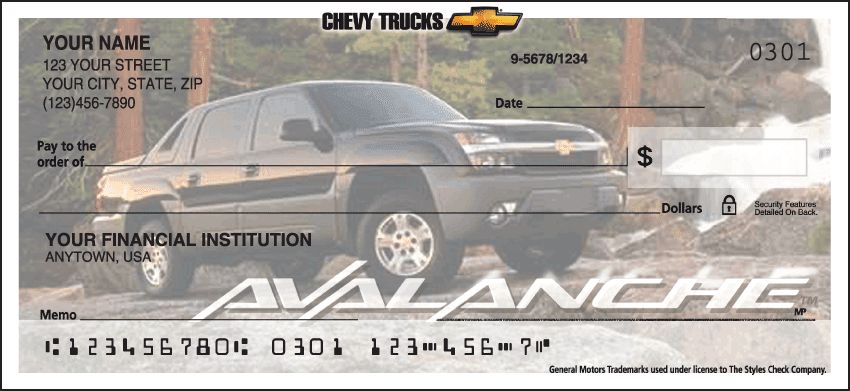 chevy trucks checks - click to preview