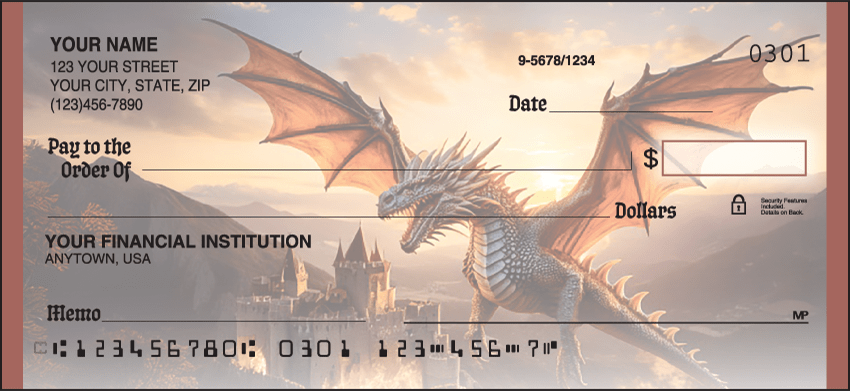 Dragons by Ciruelo Checks - click to view larger image