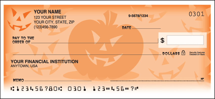 halloween checks - click to preview