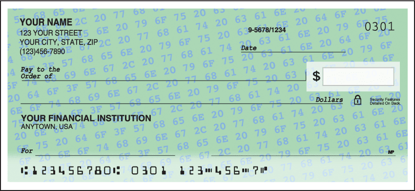 hexadecimal checks - click to preview