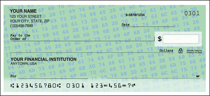 hexadecimal checks - click to preview