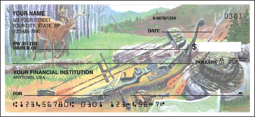 Enlarged view of hunting checks