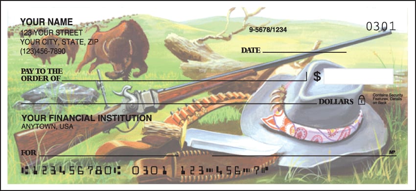 Enlarged view of hunting checks