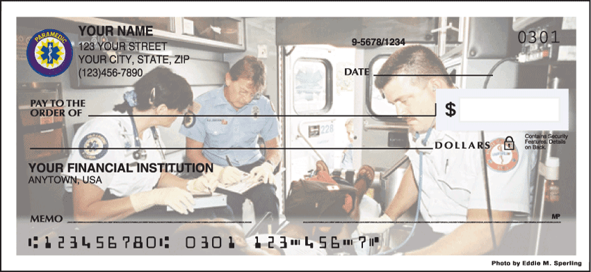 Enlarged view of paramedic checks