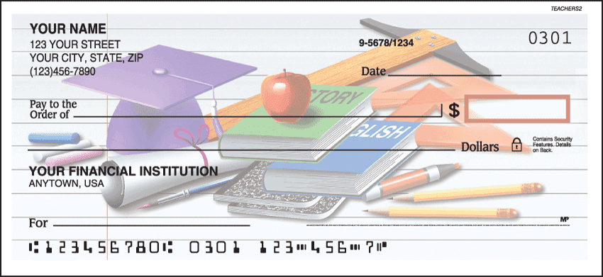 Teachers Checks - click to view larger image