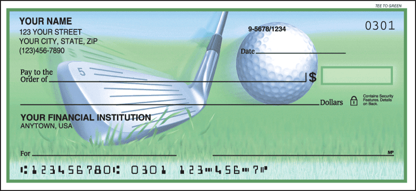 Enlarged view of tee to green checks