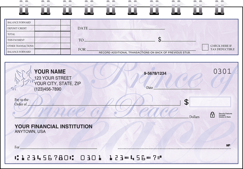 thy name top stub checks - click to preview