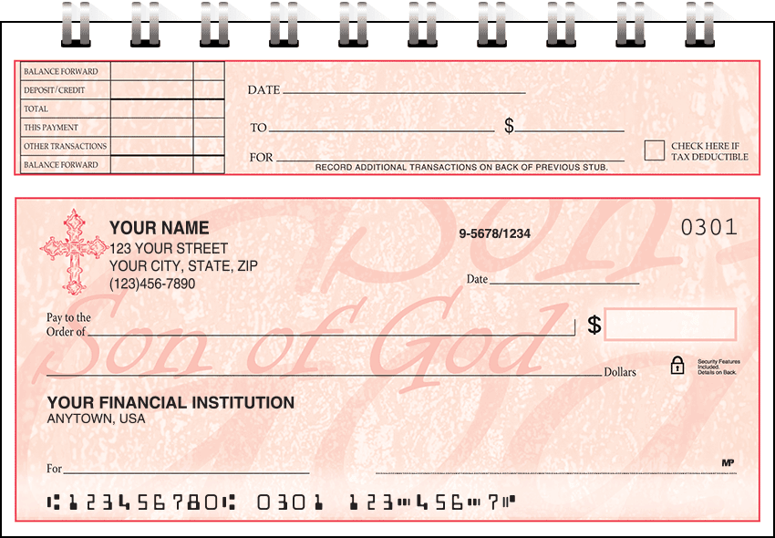 thy name top stub checks - click to preview