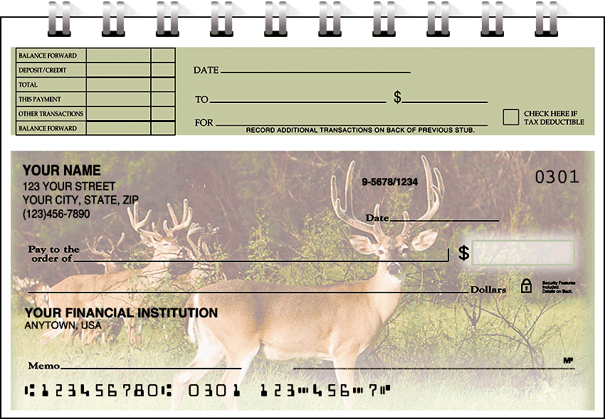 wildlife top stub checks - click to preview