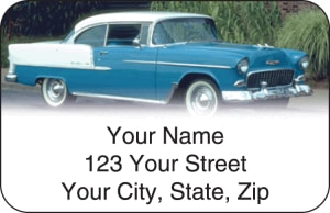 50s Chevy Address Labels – click to view product detail page