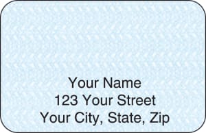 Blue Safety Address Labels – click to view product detail page