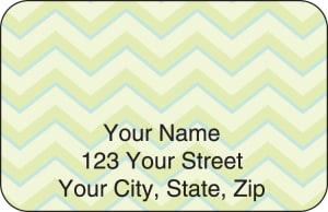 Chevron Address Labels – click to view product detail page