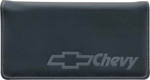Chevy Black Leather Checkbook Cover – click to view product detail page