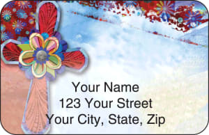 Contemporary Crosses Address Labels – click to view product detail page