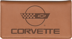 Corvette History Leather Checkbook Cover – click to view product detail page