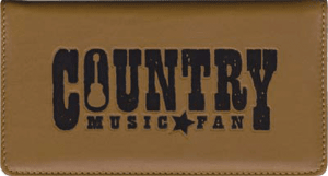 Country Music Leather Checkbook Cover – click to view product detail page