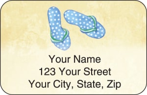 Flip Flops Address Labels – click to view product detail page