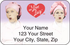 I Love Lucy™ Address Labels – click to view product detail page