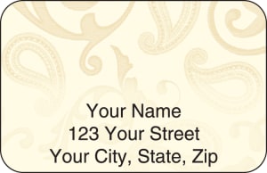 Paisley Address Labels – click to view product detail page