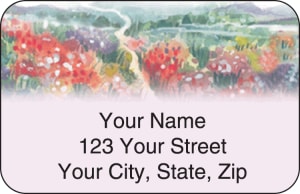 Pastel Gardens Address Labels – click to view product detail page