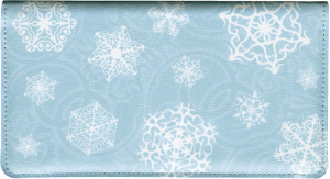Snowflake Fabric Checkbook Cover – click to view product detail page