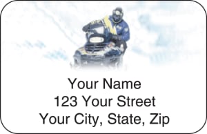 Snowmobile Address Labels – click to view product detail page