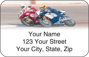 Street Bike Address Labels – click to view product detail page