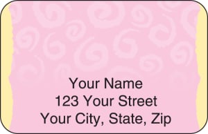 Swirls Address Labels – click to view product detail page