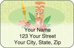 Tiki Address Labels – click to view product detail page