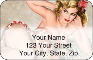 Vintage Pin-Ups Address Labels – click to view product detail page