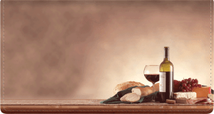 Wine Lover Fabric Checkbook Cover – click to view product detail page