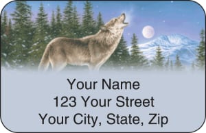 Wolves Address Labels – click to view product detail page