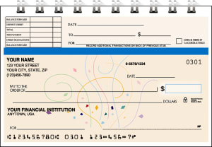 Confetti Top Stub Checks – click to view product detail page