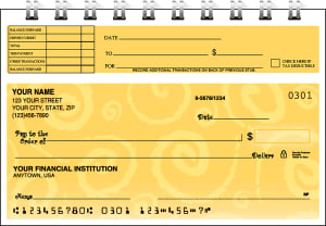 Swirls Top Stub Checks – click to view product detail page