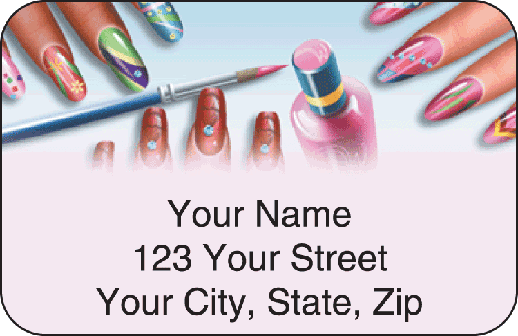 all polished address labels - click to preview