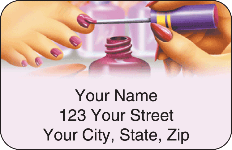 all polished address labels - click to preview