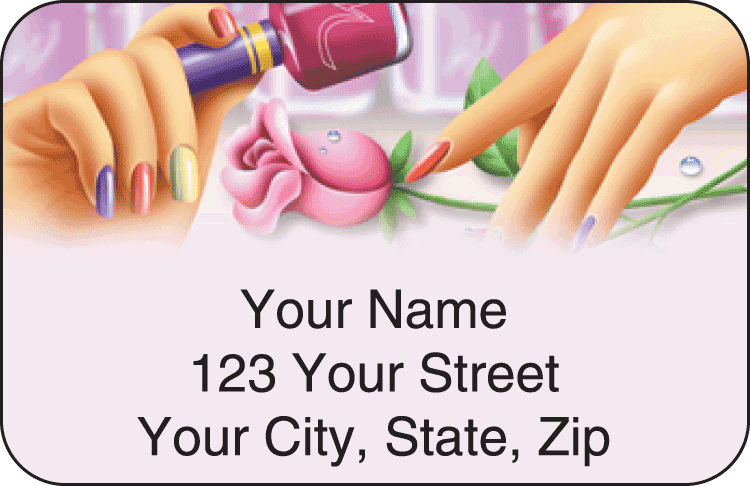 all polished address labels - click to preview