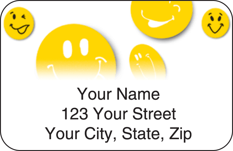 all smiles address labels - click to preview