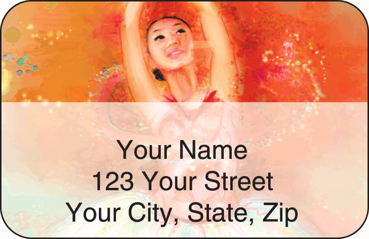 Ballerinas Address Labels - click to view larger image