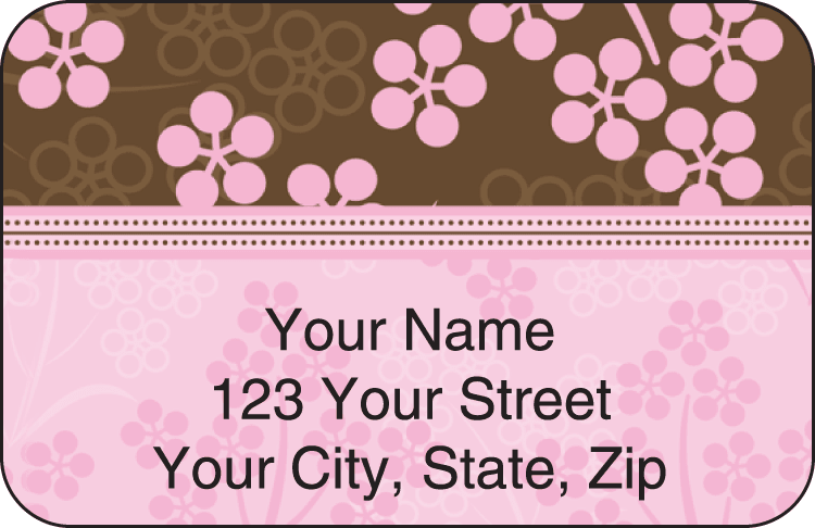 bittersweet address labels - click to preview
