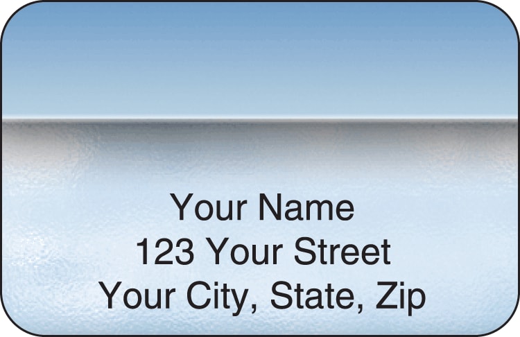 Blue Address Labels
