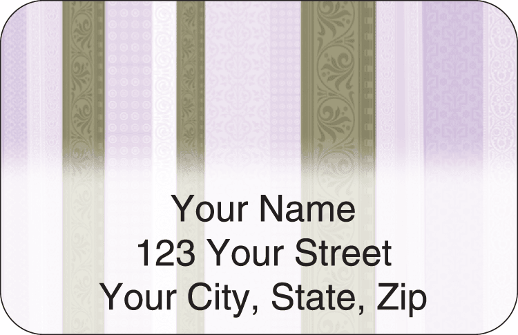 Chocolate Decor Address Labels