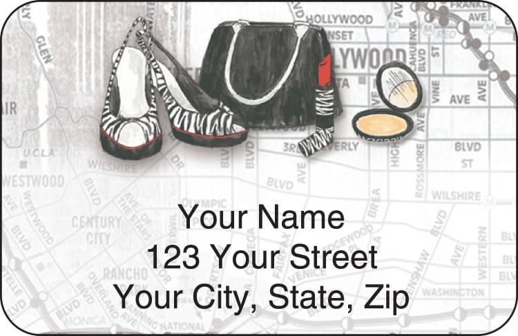 Concrete Jungle Address Labels - click to view larger image