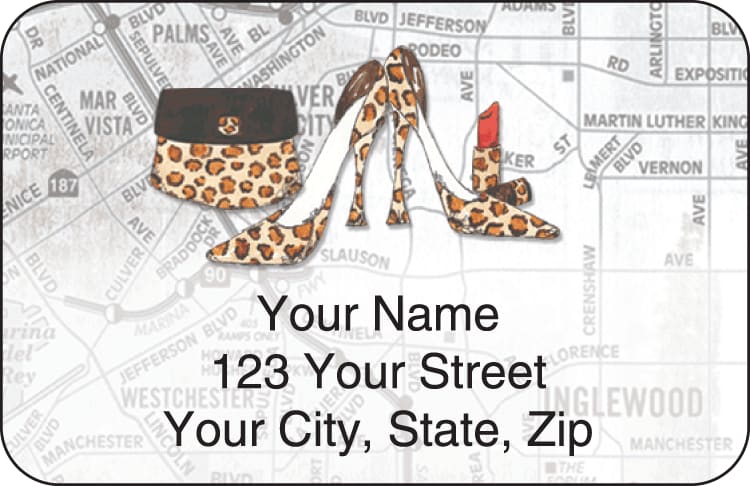 concrete jungle address labels - click to preview