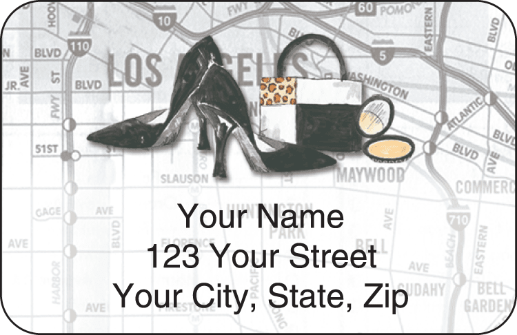 concrete jungle address labels - click to preview