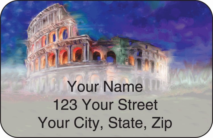 destinations address labels - click to preview