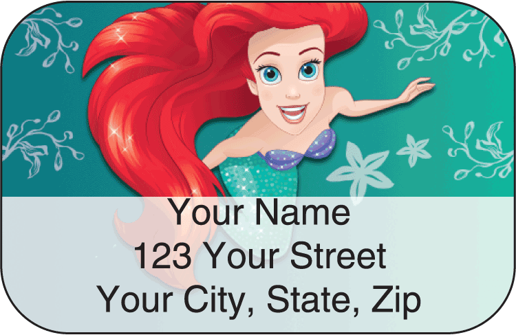 Disney Princess Address Labels - click to view larger image