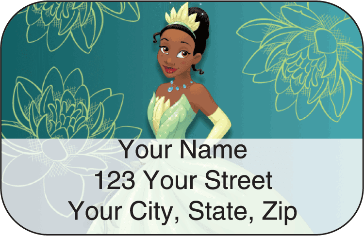 disney princess address labels - click to preview