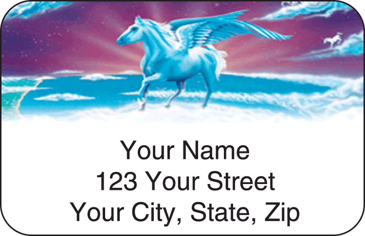 fantasyland address labels - click to preview